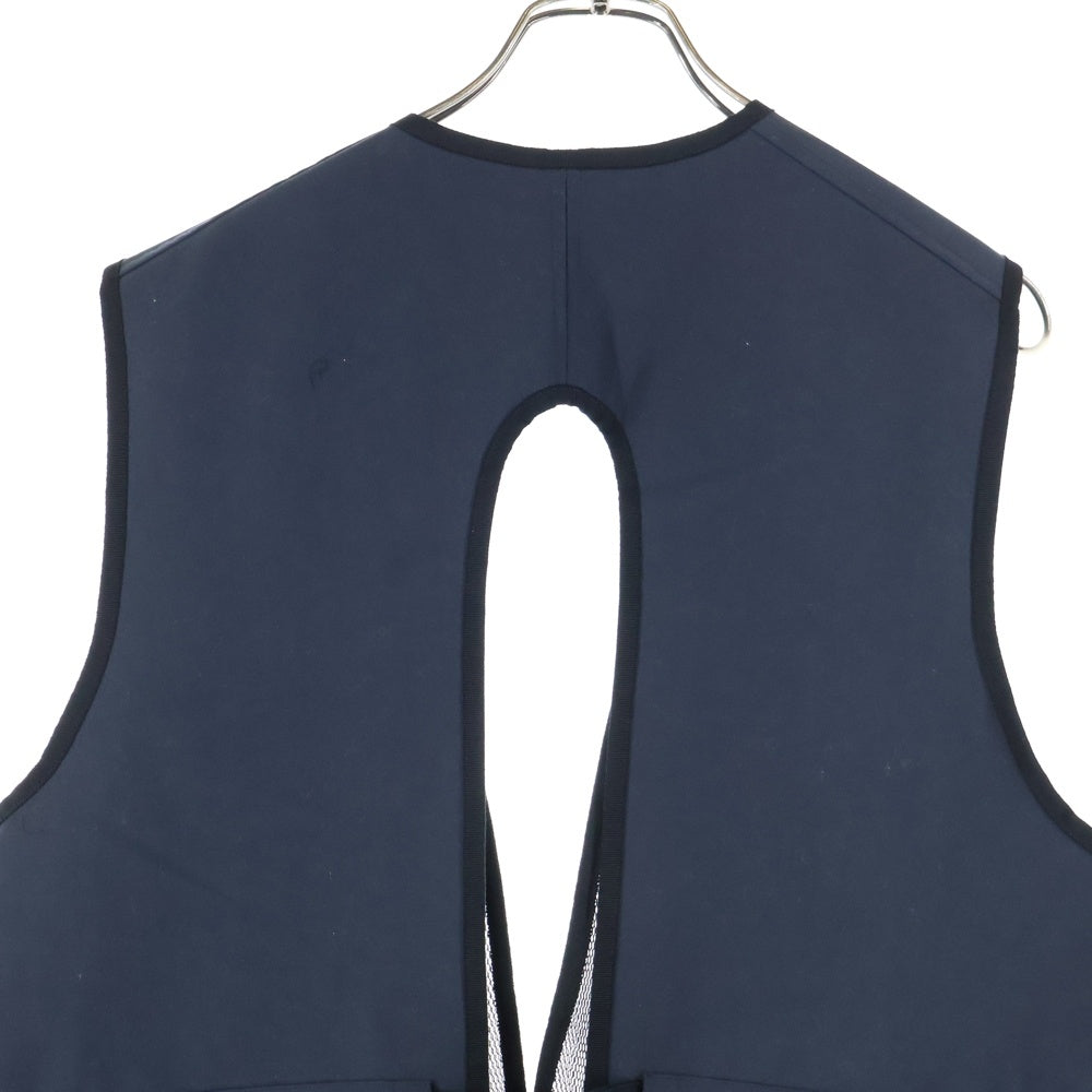 PRASTHANA(プラスターナ) 25SS 3L UTILITY BUCKLE VEST スリーエル ユーティリティ バックル メッシュ ベスト グレー P-2004003