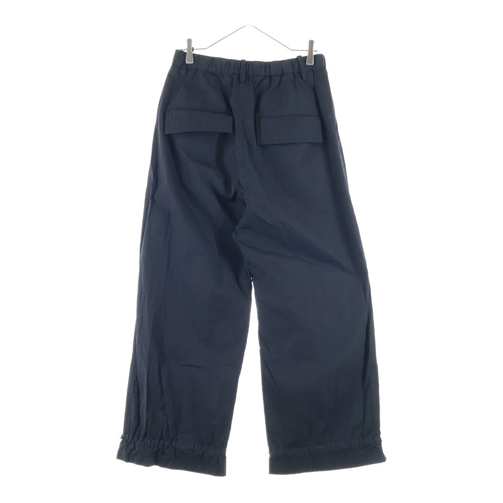 PRASTHANA(プラスターナ) 25SS PARACHUTE OVER TROUSERS OD ナイロン パラシュート ジョガーパンツ ブラック P-2003002