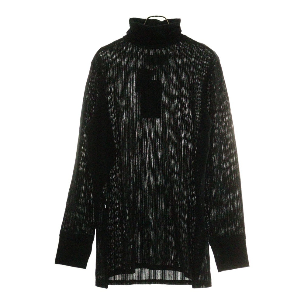 PRASTHANA(プラスターナ) 24AW BASE LAYER TURTLE NECK ベース レイヤー タートルネック 長袖Tシャツ カットソー ブラック P-1902001B
