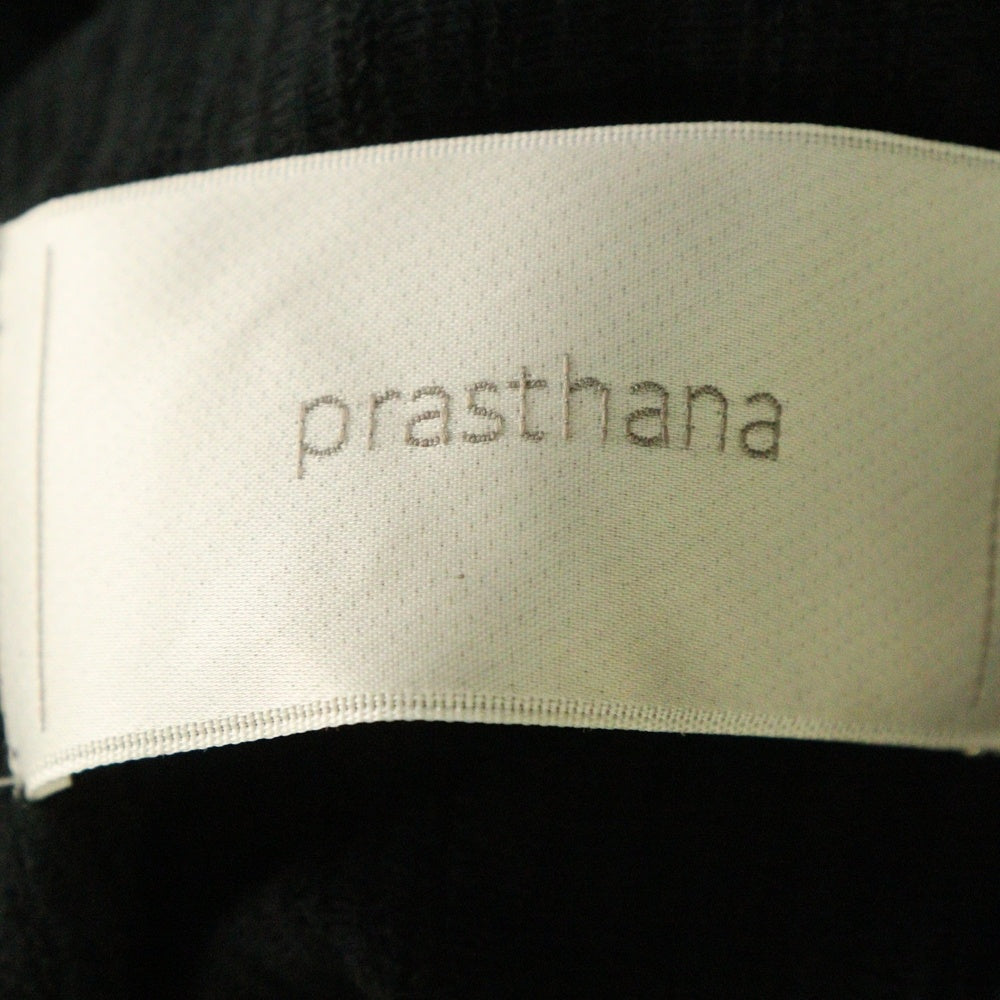 PRASTHANA(プラスターナ) 24AW BASE LAYER TURTLE NECK ベース レイヤー タートルネック 長袖Tシャツ カットソー ブラック P-1902001B