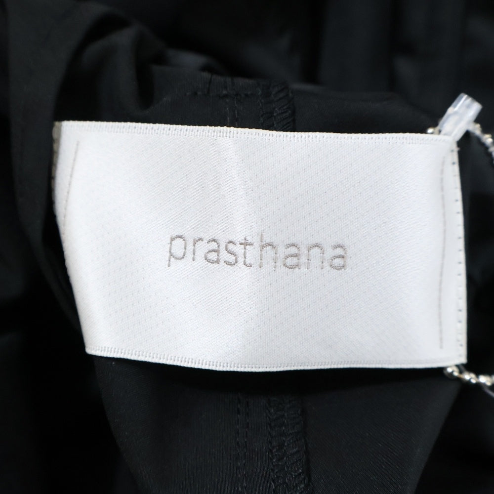 PRASTHANA(プラスターナ) 23SS FORM 7 CARGO PANTS フォーム 7 ドローストリング ナイロン カーゴパンツ ブラック P-1603002