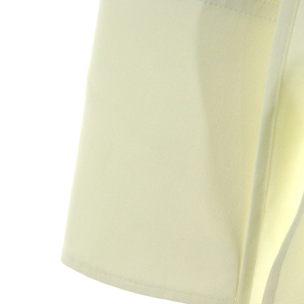 prasthana(プラスターナ) PRASTHANA プラスターナ 23AW STAND NECK CREVICE SHIRT スタンドカラー クレヴィス 長袖シャツ アイボリー P-1701001