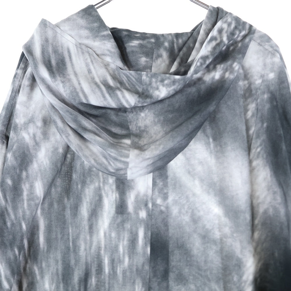 prasthana(プラスターナ) PRASTHANA プラスターナ 24SS HOODED OVER SHIRT フーデッド オーバー 長袖シャツ グレー P-1801002