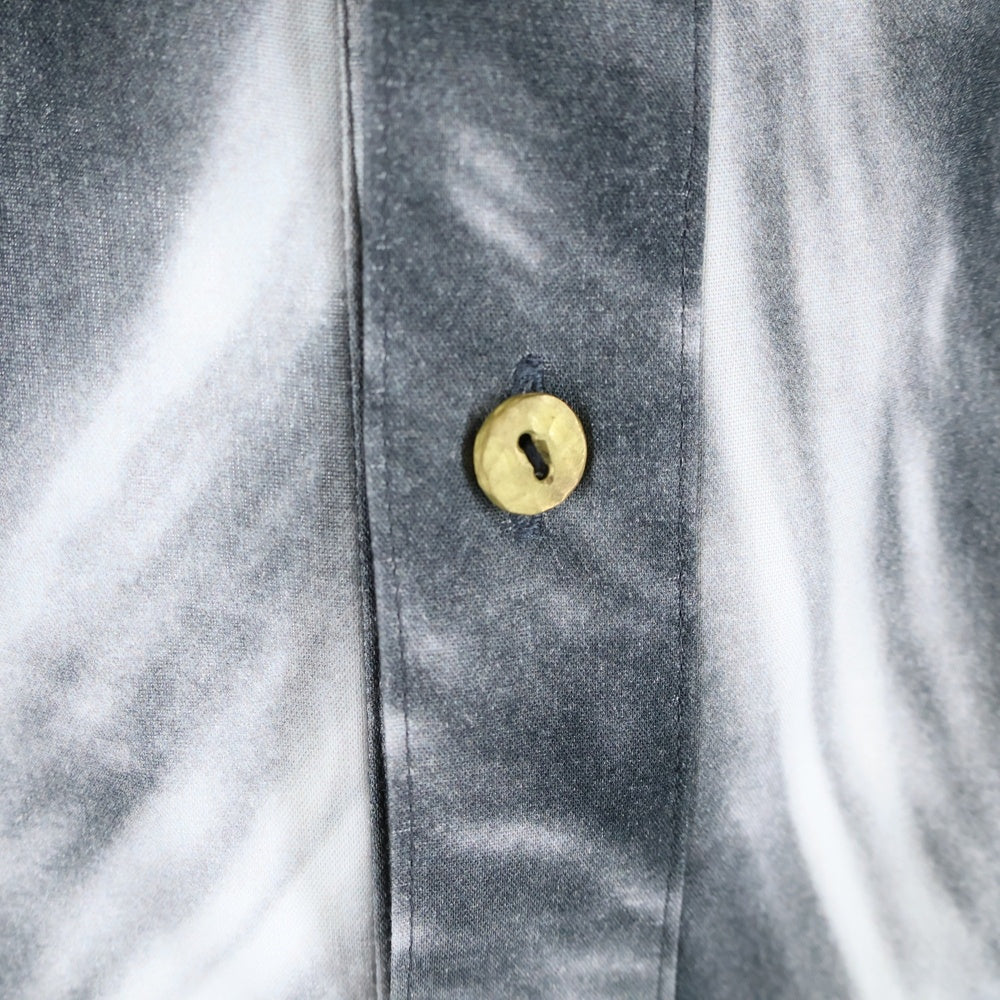 prasthana(プラスターナ) PRASTHANA プラスターナ 24SS HOODED OVER SHIRT フーデッド オーバー 長袖シャツ グレー P-1801002