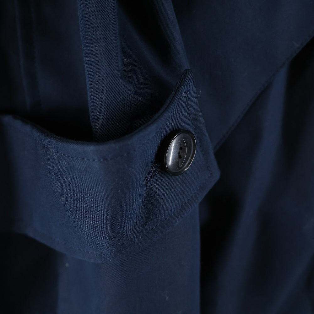 prasthana(プラスターナ) PRASTHANA プラスターナ 23SS LC2-EXPANSION FIELD COAT エキスパンション サイドジップ ラグランスリーブ ロング フィールド コート ネイビー P-1604001A