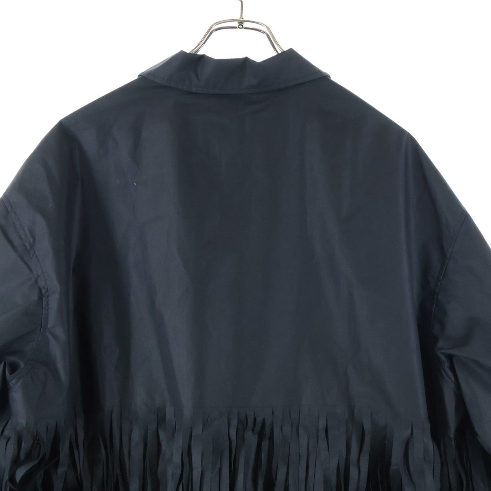 JUVENILE HALL ROLL CALL(ジュヴェナイルホールロールコール) 24AW EMB SKPR TYP SHIRTS スリーブ エンブロイダリー スキッパー ロング 長袖シャツ ブラック 2140