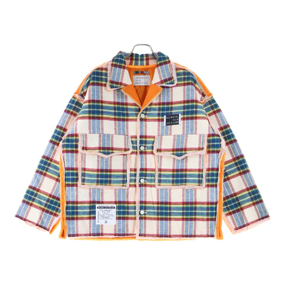 JUVENILE HALL ROLL CALL(ジュヴェナイルホールロールコール) 24AW NC KTG SHIRT JACKET カットオフ キルティング シャツ ジャケット マルチカラー 2133