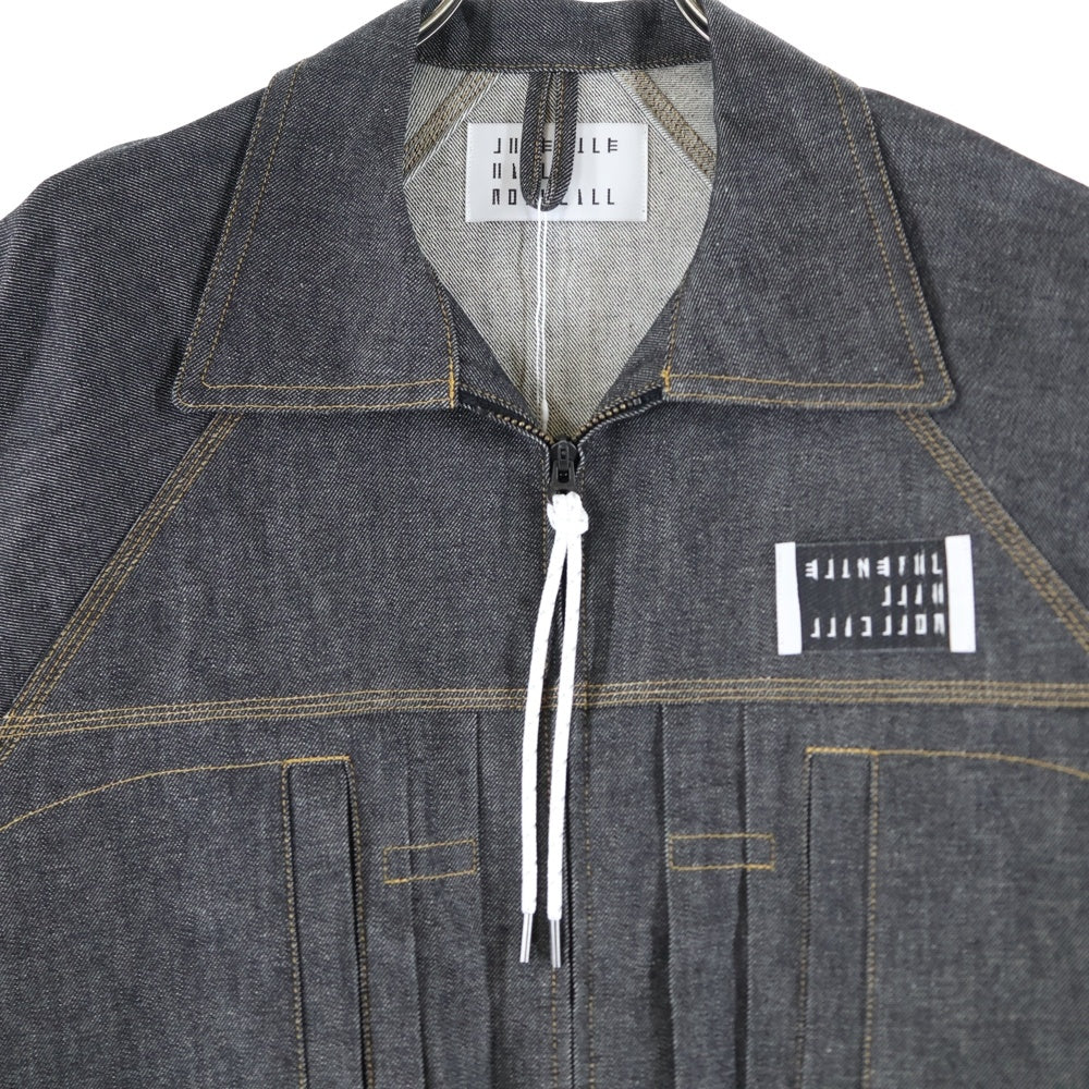 JUVENILE HALL ROLL CALL(ジュヴェナイルホールロールコール) 24SS VMS DNM TRACKER スリーブ エンブロイダリー デニム トラッカージャケット ポンチョ グレー 1993