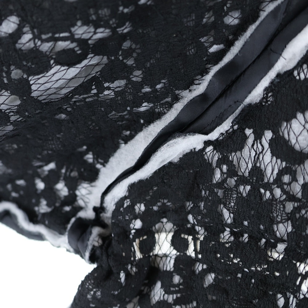 JUVENILE HALL ROLL CALL(ジュヴェナイルホールロールコール) 24AW CMP BKL LINER JACKET レース エンブロイダリー ライナー ジャケット ブラック 2130