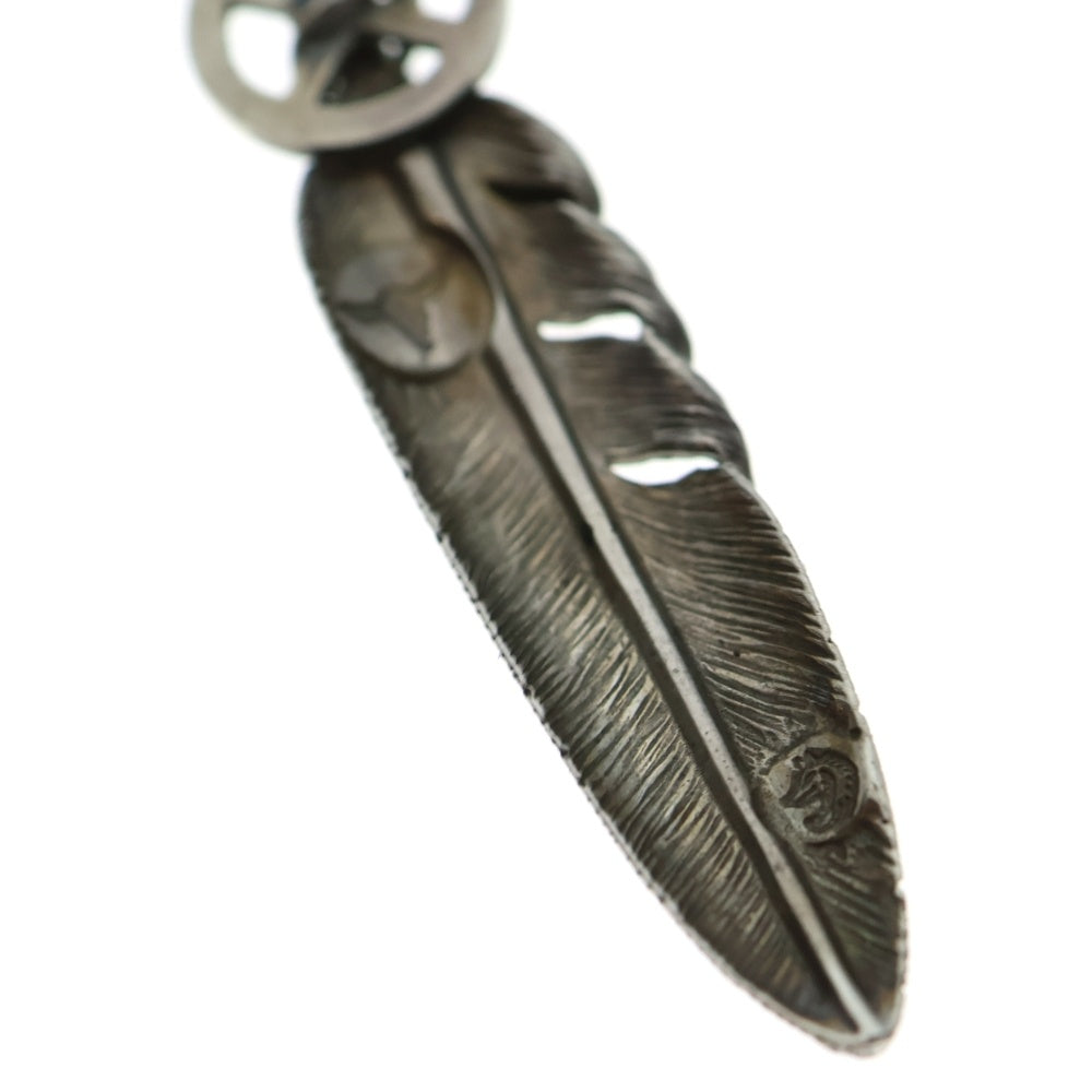 TADY & KING(タディアンドキング) ホイールフェザーK18 ペンダントトップ ネックレストップ L シルバー/ゴールド