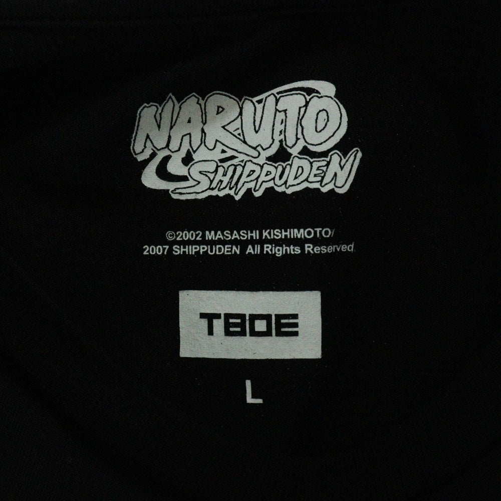 VINTAGE(ヴィンテージ) 00S VINTAGE NARUTO HATAKE KAKASHI 2007 TEE ヴィンテージ ナルト はたけカカシ フロントプリントTシャツ 半袖クルーネックカットソー ブラック