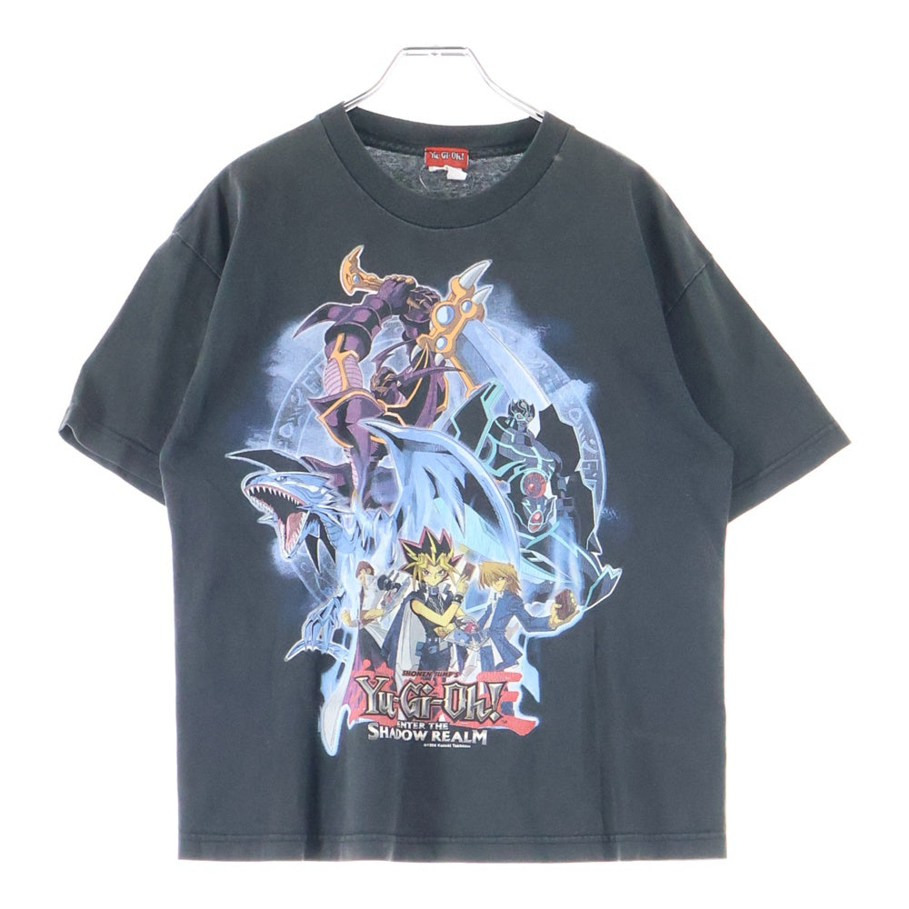 VINTAGE(ヴィンテージ) 90S VINTAGE YU-GI-OH！1996 TEE ヴィンテージ 遊戯王 フロントプリントTシャツ 半袖クルーネックカットソー ブラック