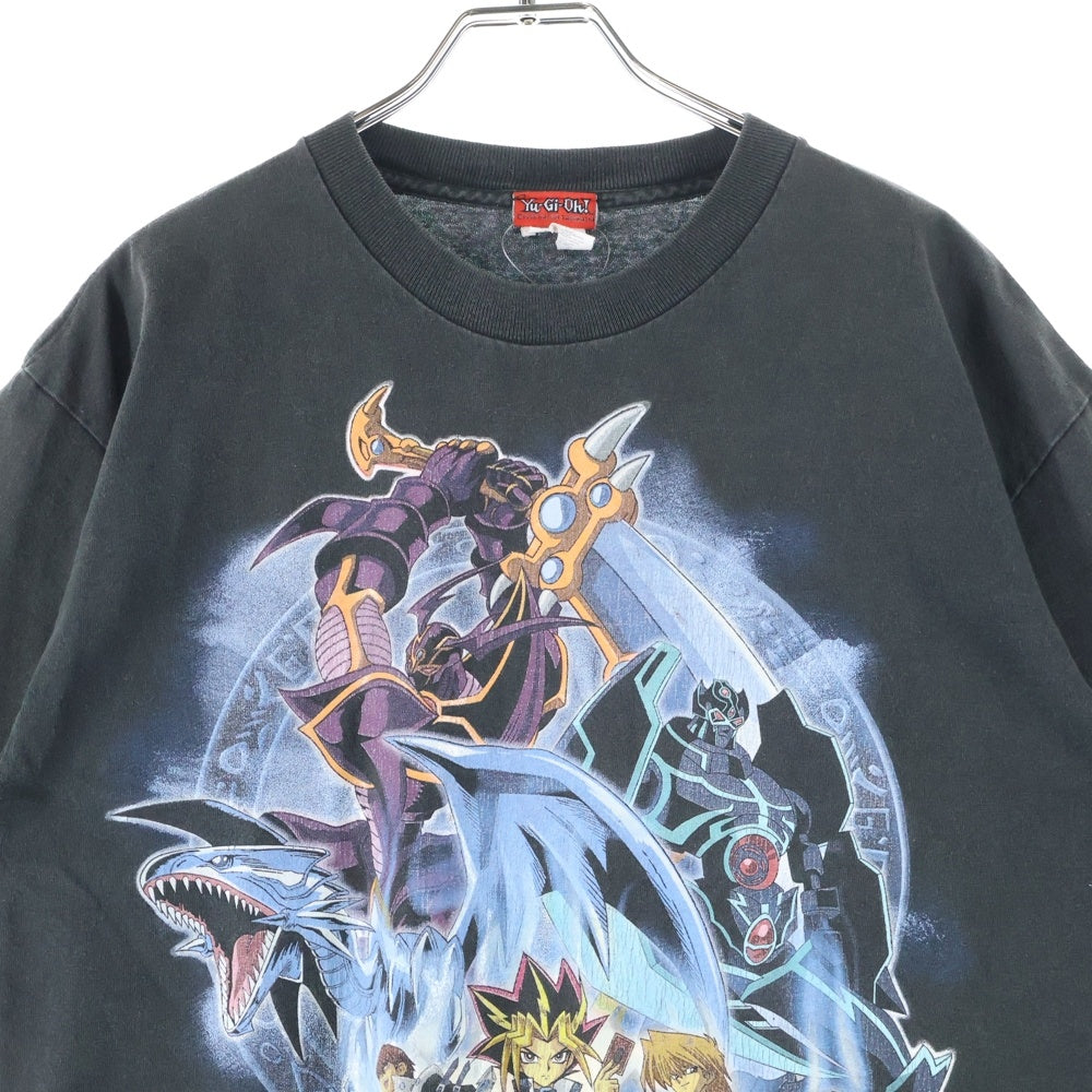 VINTAGE(ヴィンテージ) 90S VINTAGE YU-GI-OH！1996 TEE ヴィンテージ 遊戯王 フロントプリントTシャツ 半袖クルーネックカットソー ブラック