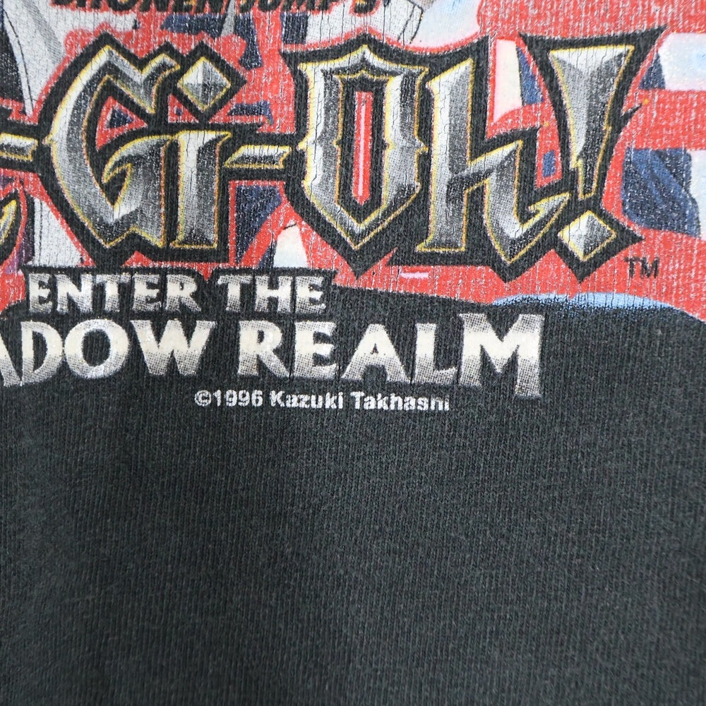 VINTAGE(ヴィンテージ) 90S VINTAGE YU-GI-OH！1996 TEE ヴィンテージ 遊戯王 フロントプリントTシャツ 半袖クルーネックカットソー ブラック