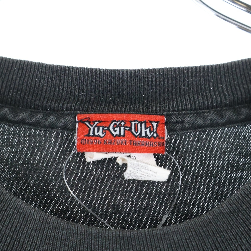 VINTAGE(ヴィンテージ) 90S VINTAGE YU-GI-OH！1996 TEE ヴィンテージ 遊戯王 フロントプリントTシャツ 半袖クルーネックカットソー ブラック
