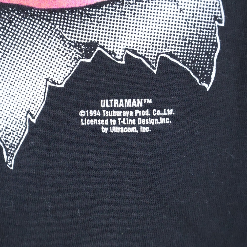 VINTAGE(ヴィンテージ) 90S VITNAGE ULTRAMAN TEE ヴィンテージ ウルトラマン スペシウム光線 TENESEE RIVERタグ フロントプリントTシャツ 半袖クルーネックカットソー ブラック