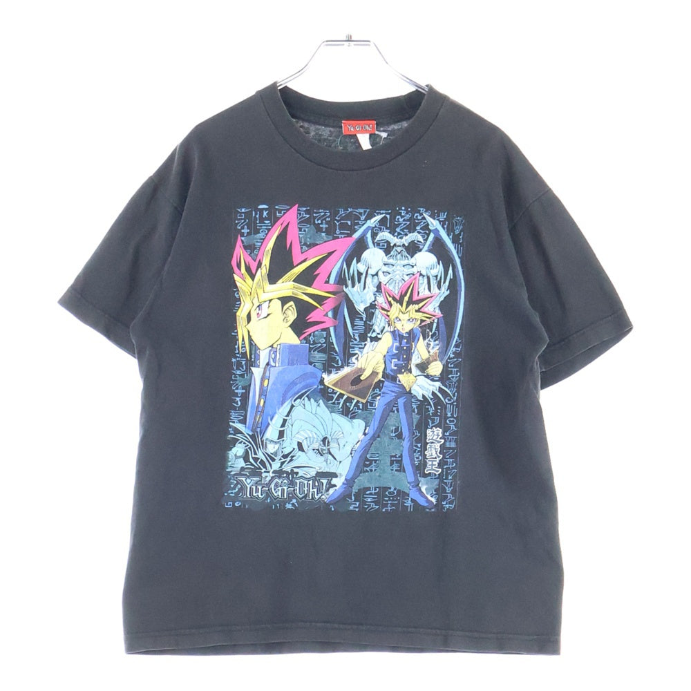 VINTAGE(ヴィンテージ) 90S VINTAGE YU-GI-OH! TEE ヴィンテージ 遊戯王 エグゾディア ブラックマジシャン フロントプリントTシャツ 半袖クルーネックカットソー ブラック