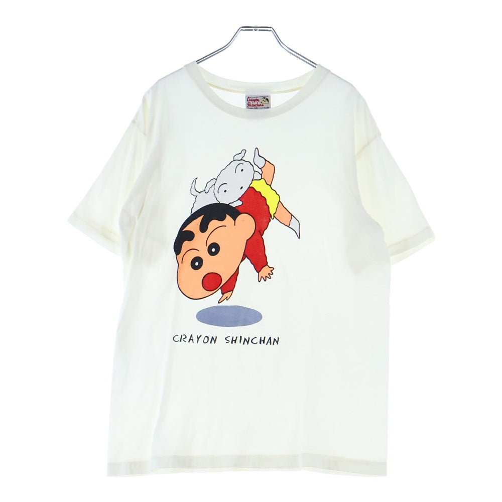 VINTAGE(ヴィンテージ) 90S VINTAGE CRAYON SHIINCHAN TEE ヴィンテージ クレヨンしんちゃん シロ BANDAIタグ フロントプリントTシャツ 半袖クルーネックカットソー ホワイト