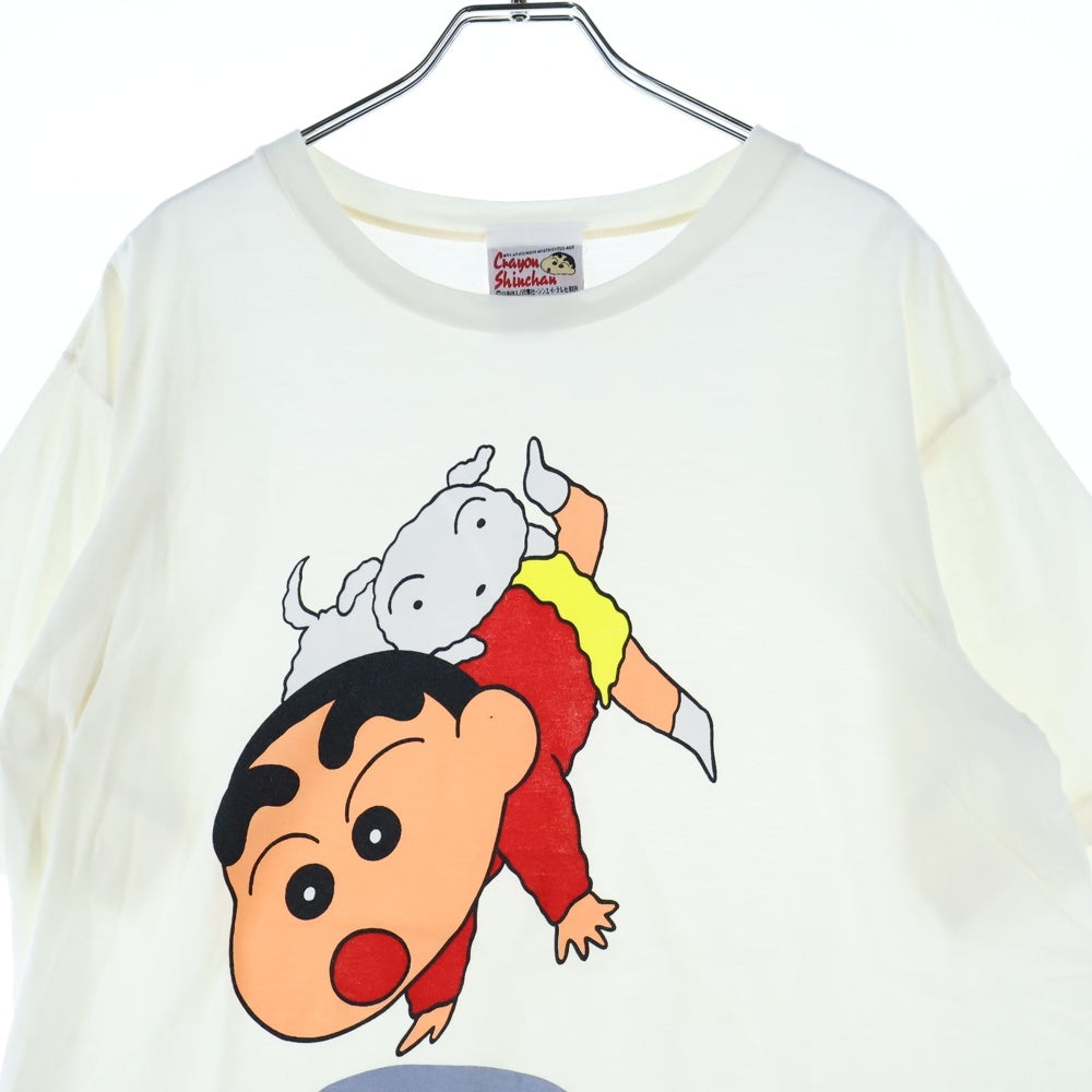 VINTAGE(ヴィンテージ) 90S VINTAGE CRAYON SHIINCHAN TEE ヴィンテージ クレヨンしんちゃん シロ BANDAIタグ フロントプリントTシャツ 半袖クルーネックカットソー ホワイト