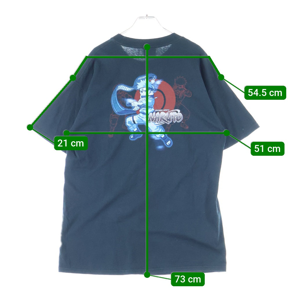 VINTAGE(ヴィンテージ) 00S VINTAGE NARUTO 2002 TEE ヴィンテージ ナルト バックプリントTシャツ 半袖クルーネックカットソー ブラック