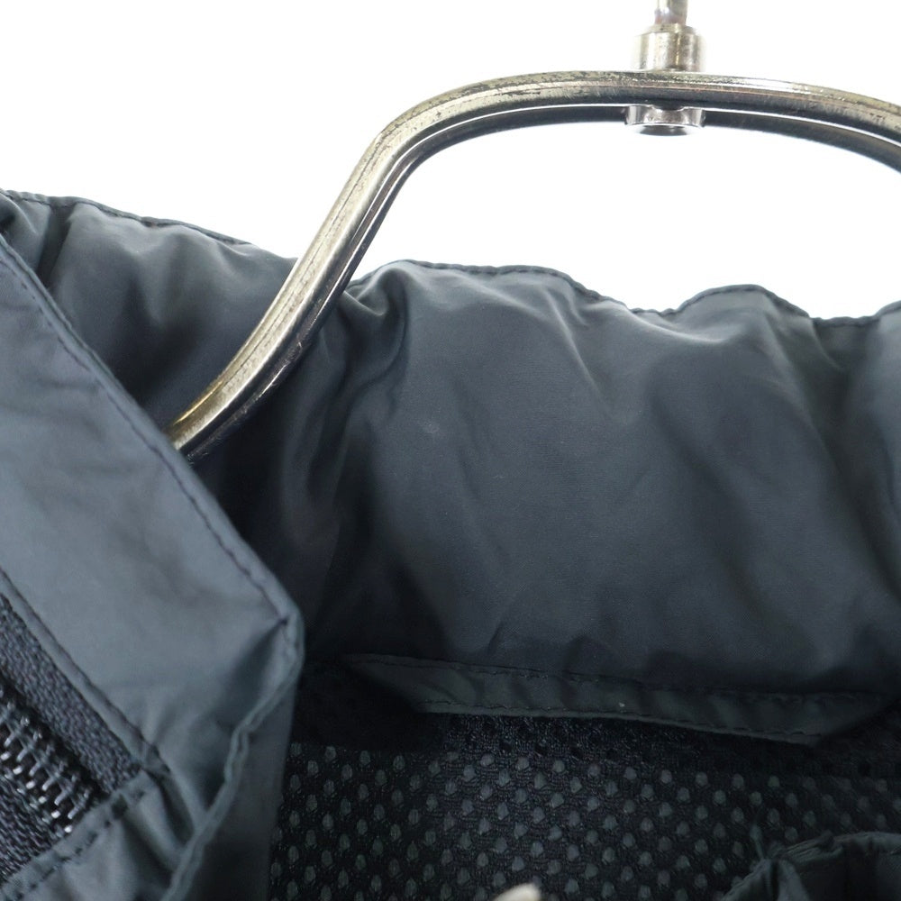 ARMANI(アルマーニ) マルチポケット ジップアップ ナイロンコート ブラック