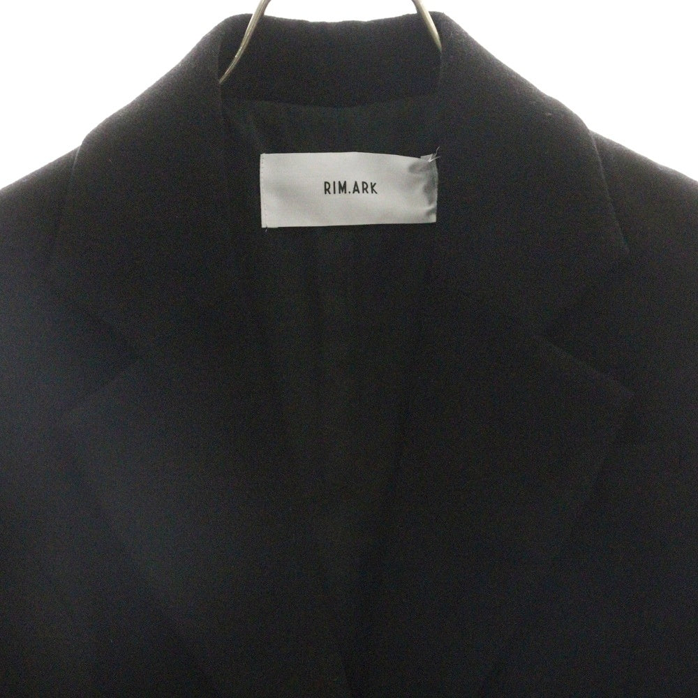 NO BRAND(ノーブランド) RIM.ARK リムアーク ウール 1B テーラードジャケット ブラック レディース