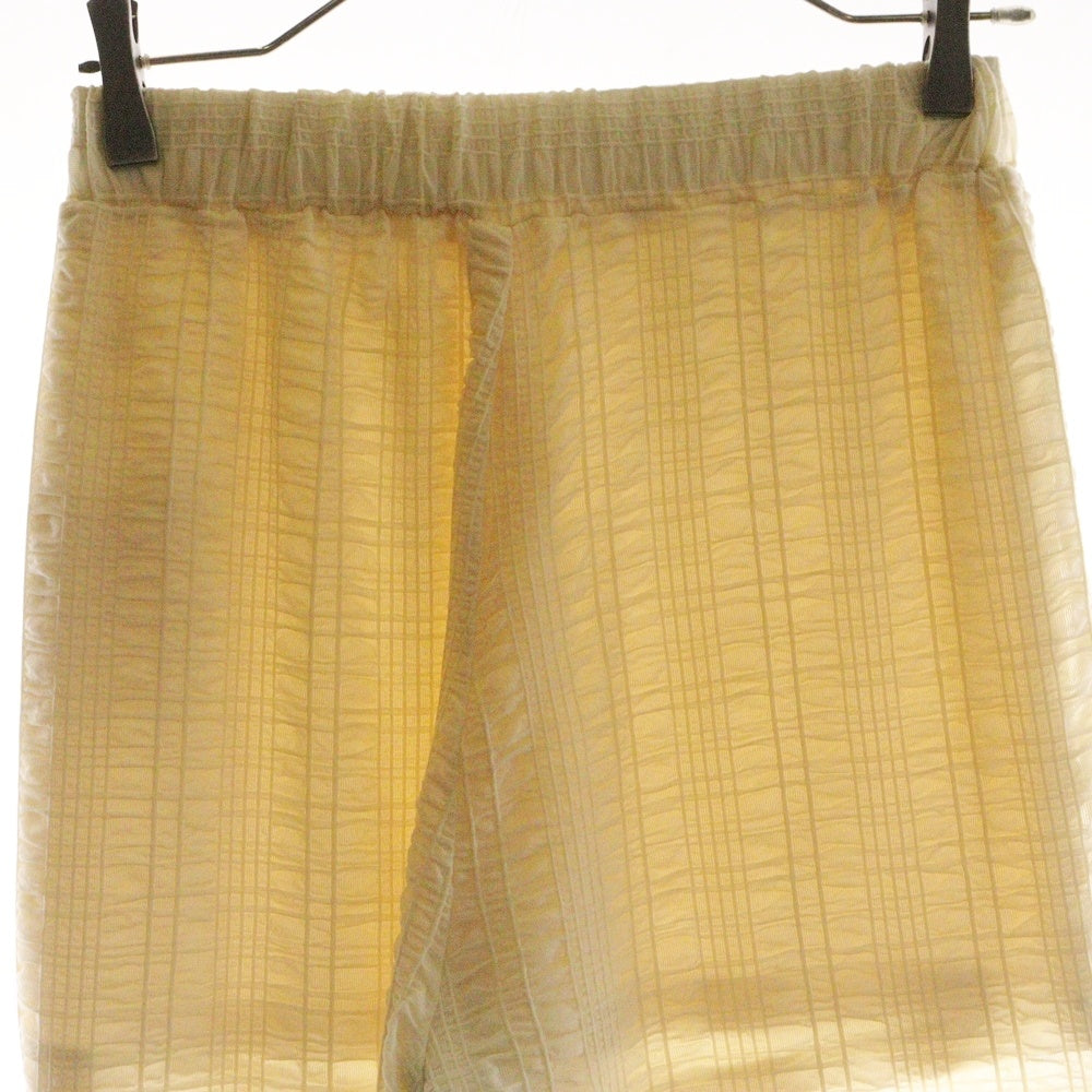 NO BRAND(ノーブランド) RAY BEAMS レイビームス プリーツパンツ レディース アイボリー