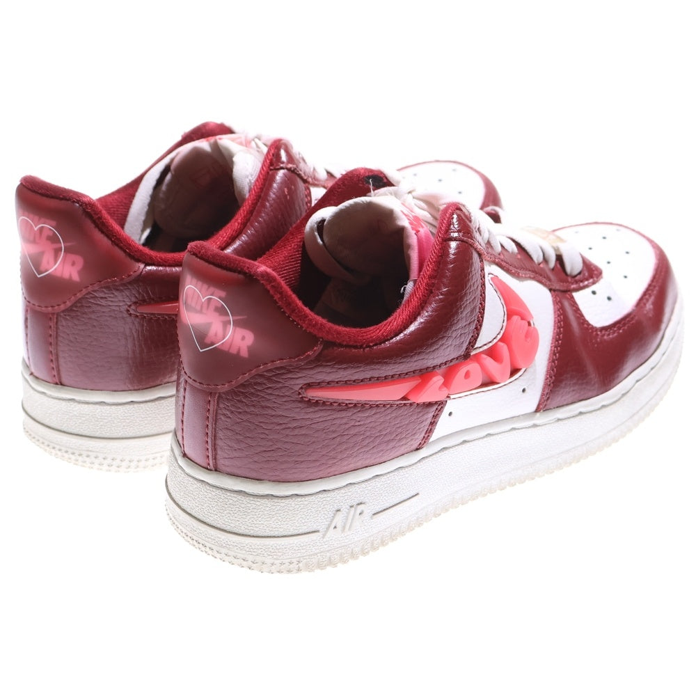 NIKE(ナイキ) WOMEN'S AIR FORCE 1 LOW LOVE FOR ALL ウィメンズ エアフォース ラブフォーオール ローカットスニーカー レディース レッド/ホワイト US6/23cm CV8482-600