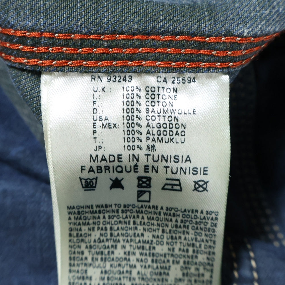 DIESEL INDUSTRY(ディーゼルインダストリー) JUZICON ストレッチデニム トラッカージャケット インディゴ 01456