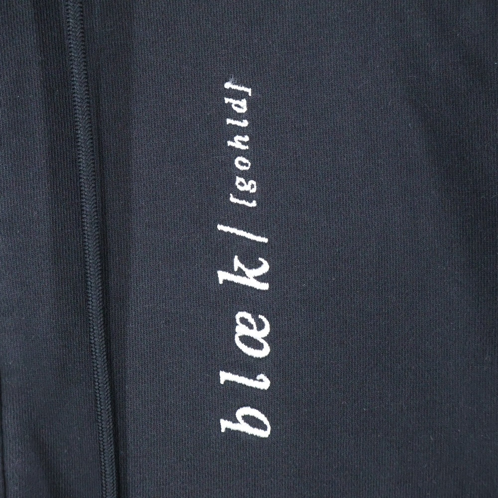 DIESEL BLACK GOLD(ディーゼルブラックゴールド) 異素材ポケット スウェット ジップアップパーカー ブラック