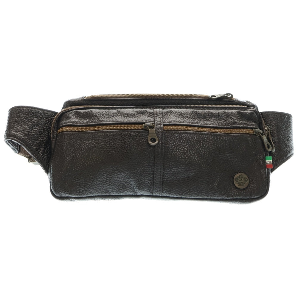 Orobianco(オロビアンコ) イタリア製 レザー ウエスト ショルダーバッグ ブラウン