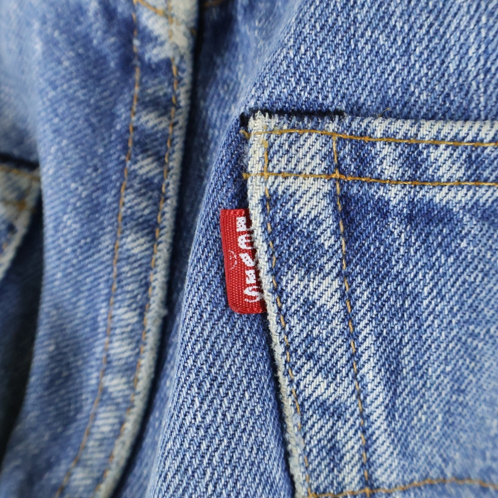 Levi's(リーバイス) 70S VINTAGE 501 66後期 両面スモールe ボタン裏6 ボタンフライストレートデニムパンツ ジーンズ インディゴ