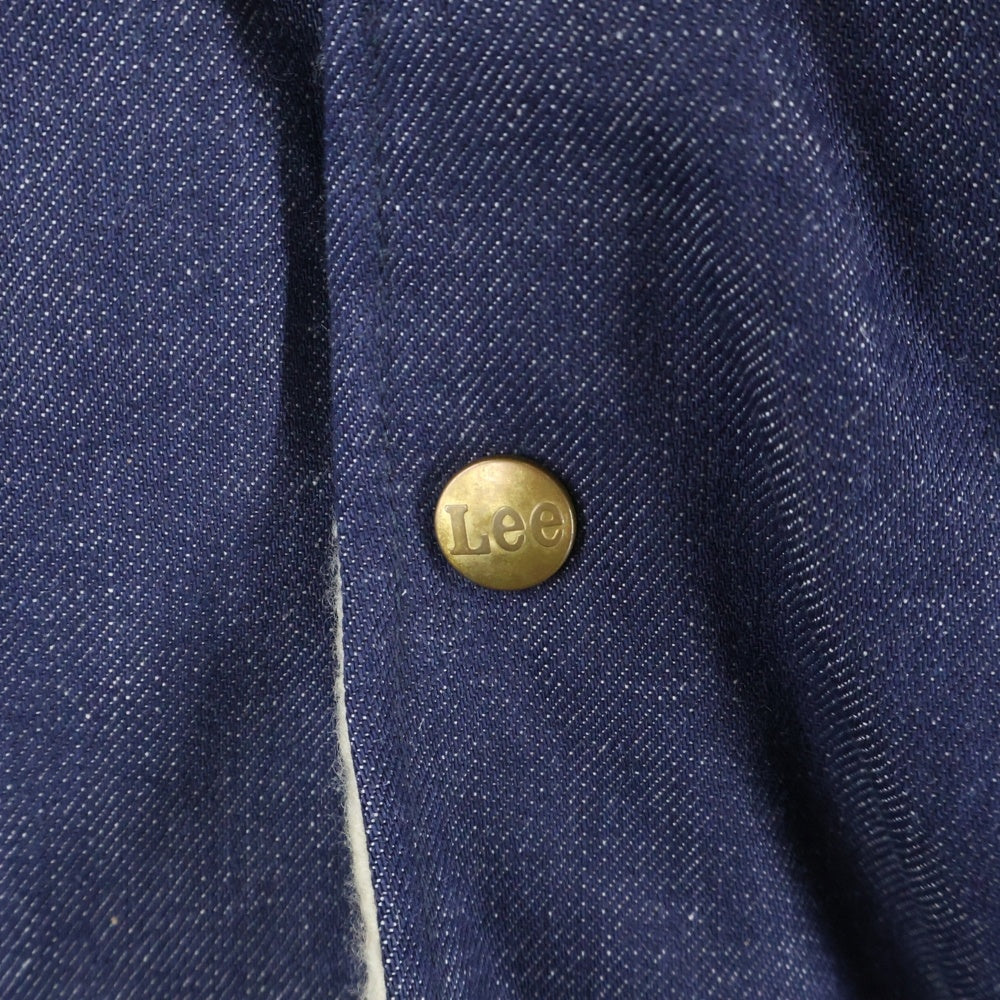 WACKO MARIA(ワコマリア) 23AW ×LEE DENIM BOA COVERALL リー 裏地ボア デニムカバーオール ブルゾン インディゴ 23FW-WMO-LE01