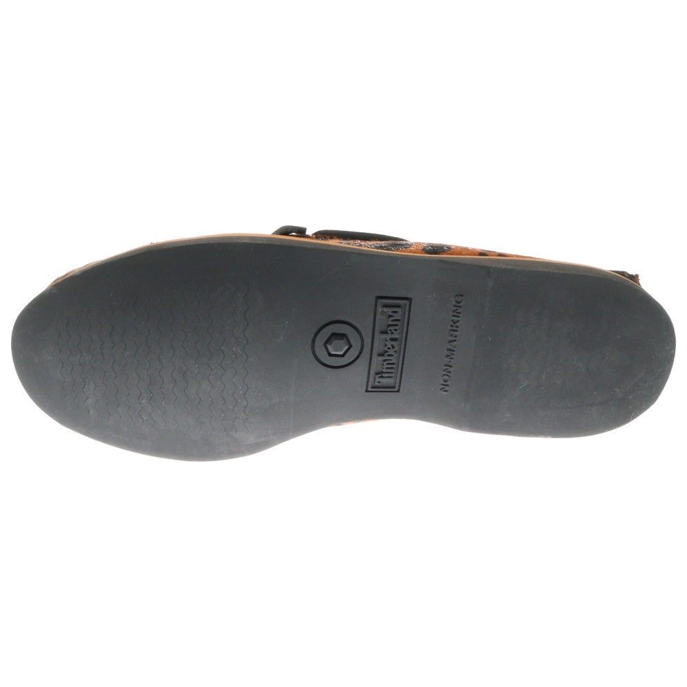 WACKO MARIA(ワコマリア) ×TIMBERLAND LEOPARD CLASSIC BOAT 2 ティンバーランド レオパードデッキシューズ ブラウン US9/27cm 0A5YYB