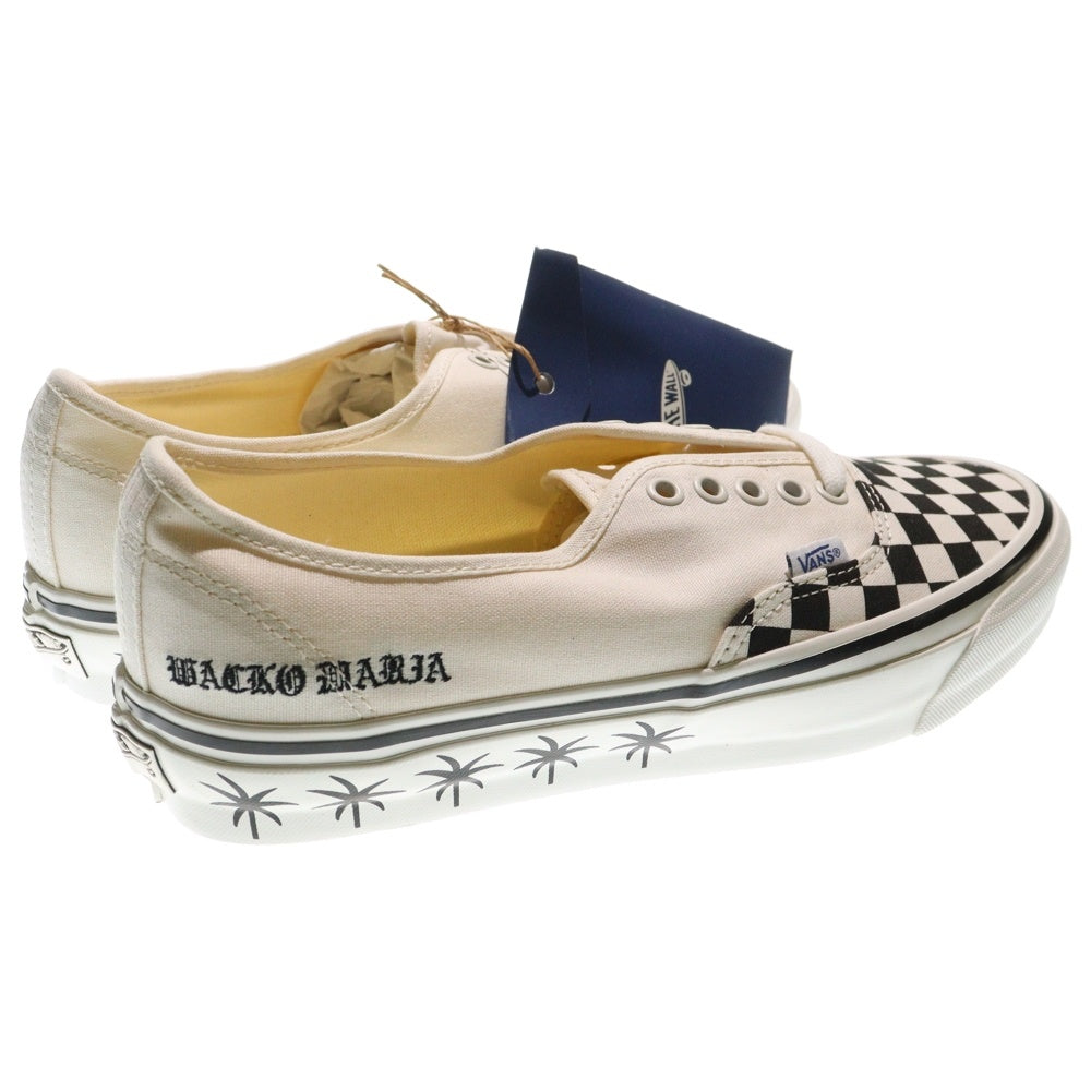 WACKO MARIA(ワコマリア) ×VANS LX AUTHENTIC CHECKERBOARD バンズ オーセンティック チェッカーボード ローカットスニーカー ホワイト/ブラック US9.5/27.5cm VN000D9NCKB