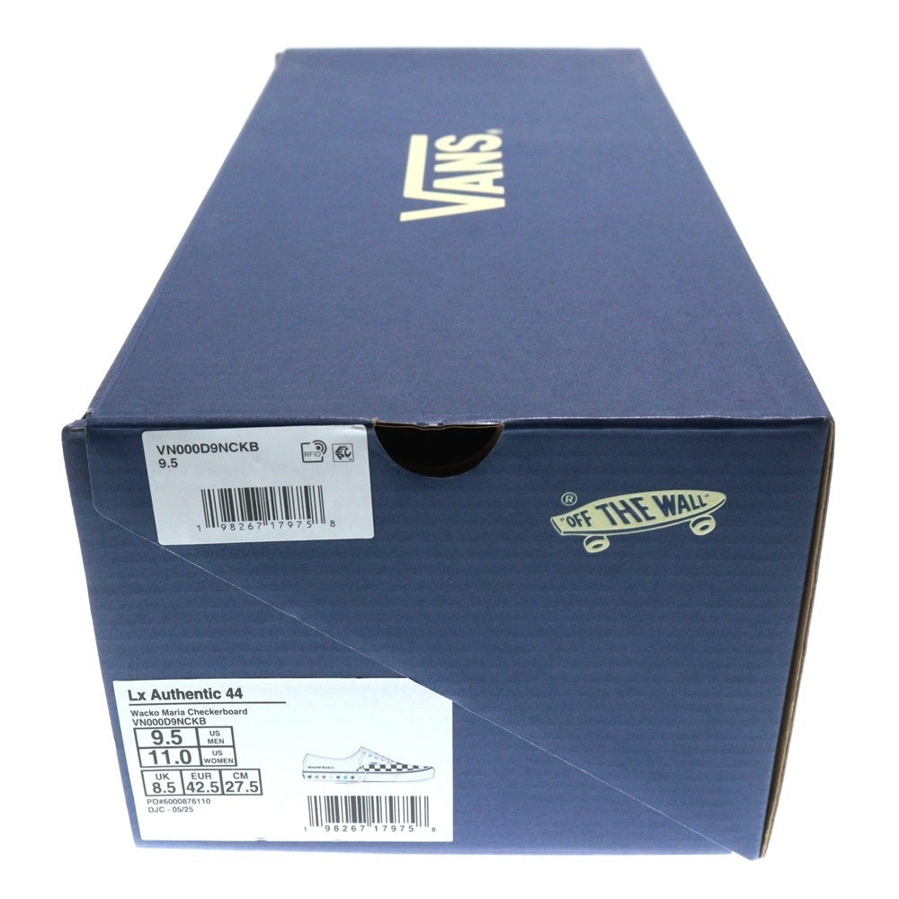 WACKO MARIA(ワコマリア) ×VANS LX AUTHENTIC CHECKERBOARD バンズ オーセンティック チェッカーボード ローカットスニーカー ホワイト/ブラック US9.5/27.5cm VN000D9NCKB