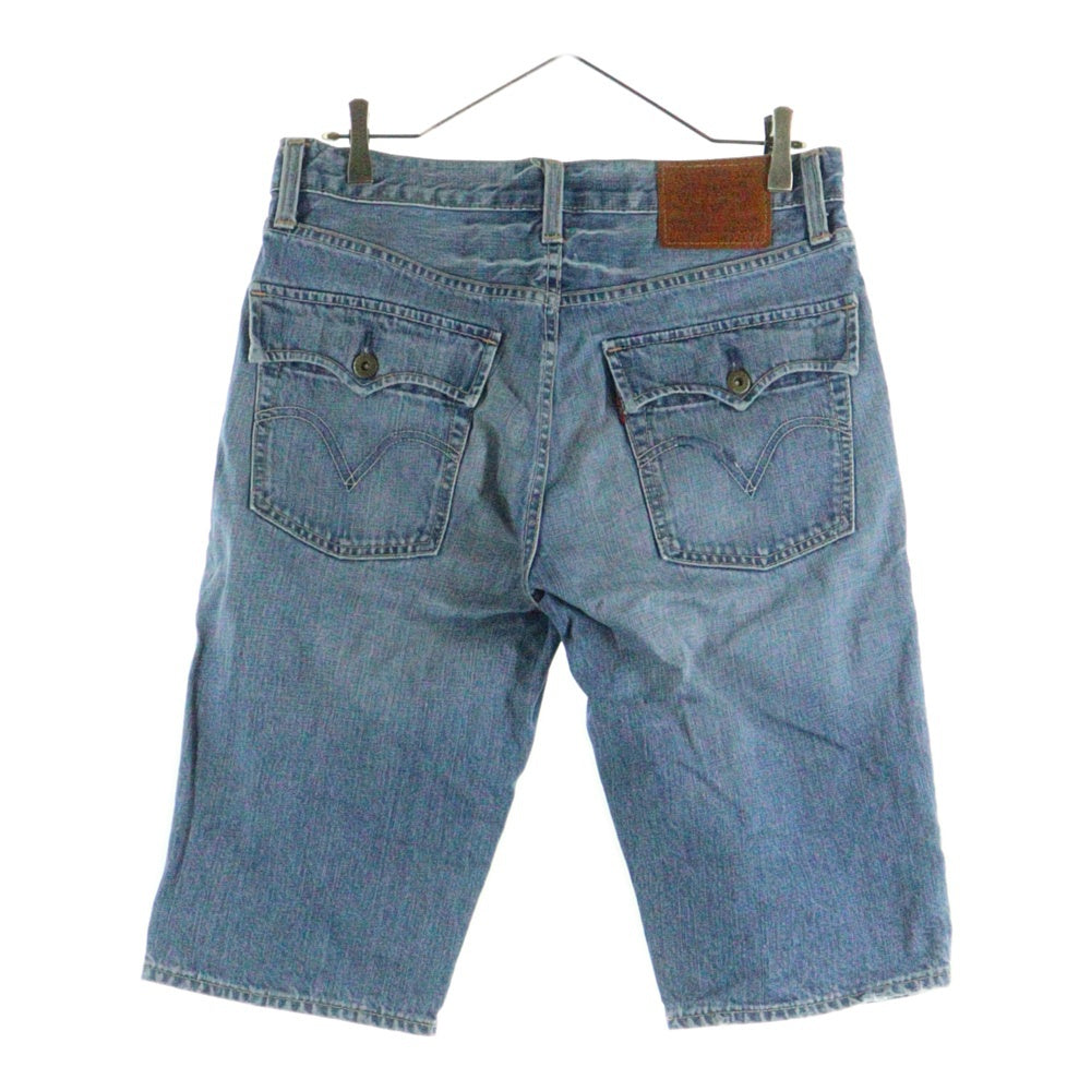 Levi's(リーバイス) 502 ボタン裏無し ジップフライ デニム ハーフパンツ ショーツ インディゴ SF502-0008