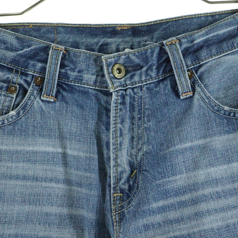 Levi's(リーバイス) 502 ボタン裏無し ジップフライ デニム ハーフパンツ ショーツ インディゴ SF502-0008