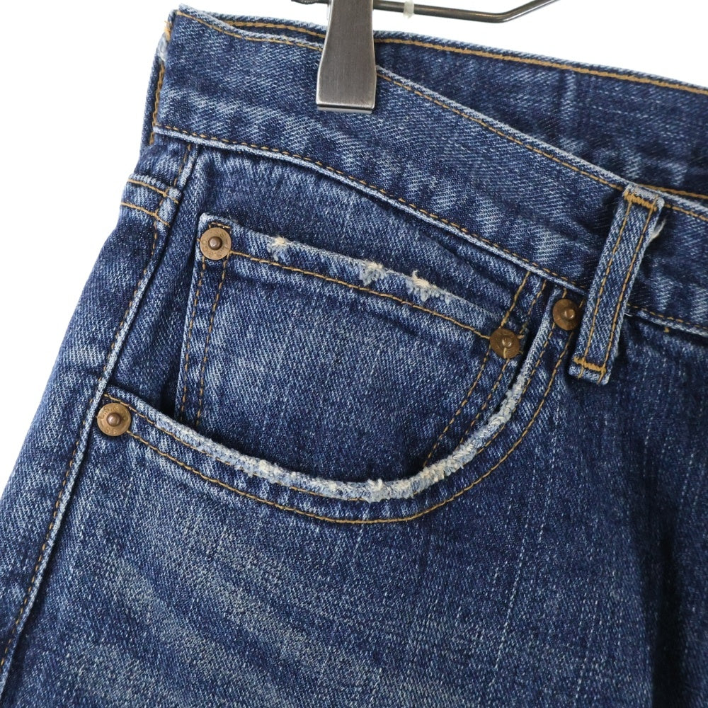 Levi's(リーバイス) 534 ボタン裏無し ジップフライ ストレート デニムパンツ インディゴ UL534-02
