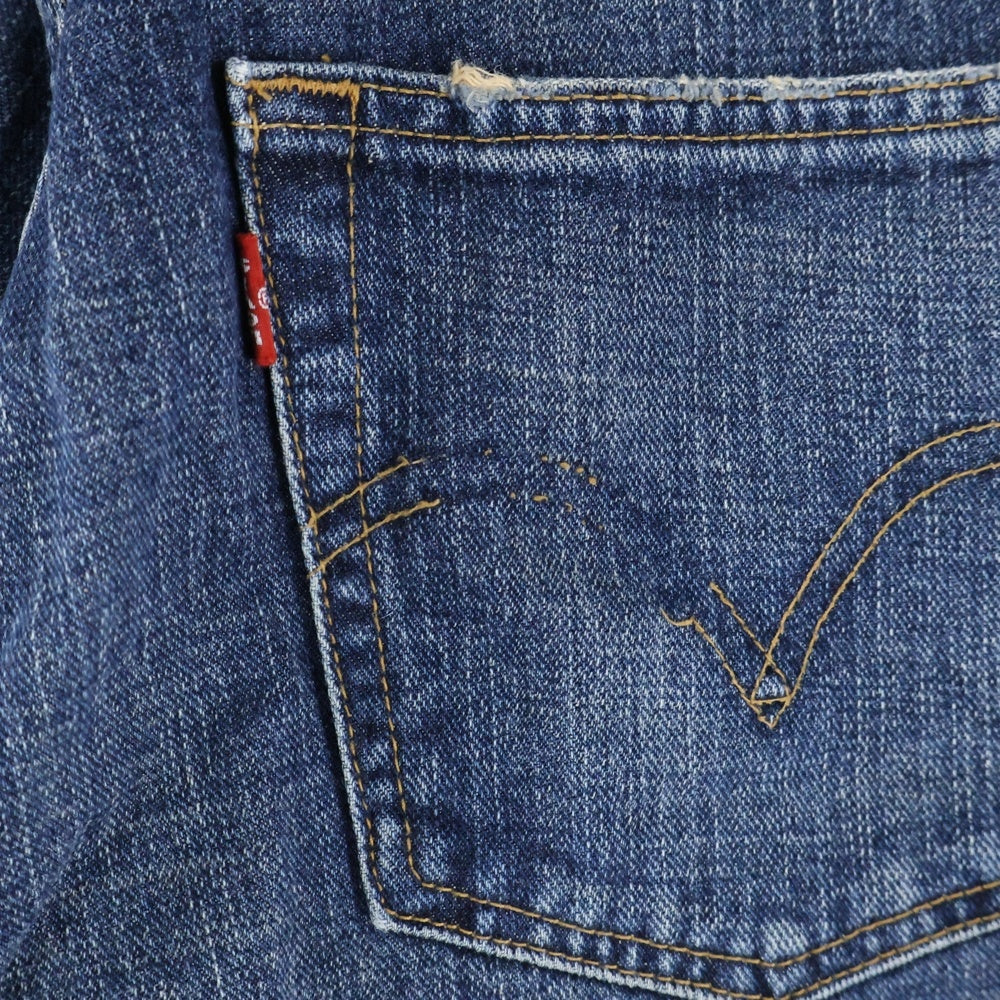 Levi's(リーバイス) 534 ボタン裏無し ジップフライ ストレート デニムパンツ インディゴ UL534-02