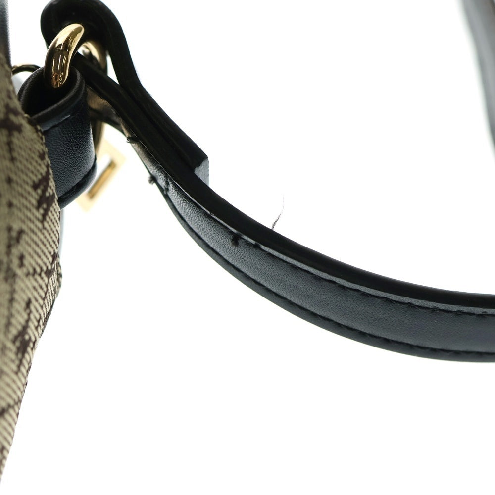 MOUSSY(マウジー) 総柄 ミニショルダーバック ベージュ/ブラック