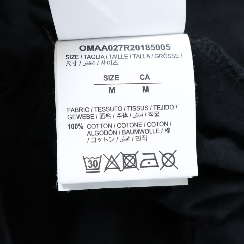 OFF-WHITE(オフホワイト) 20SS DRIPPING ARROWS S/S SLIM T ドリッピングアローズ プリント 半袖Tシャツ カットソー ブラック OMAA027R20185005