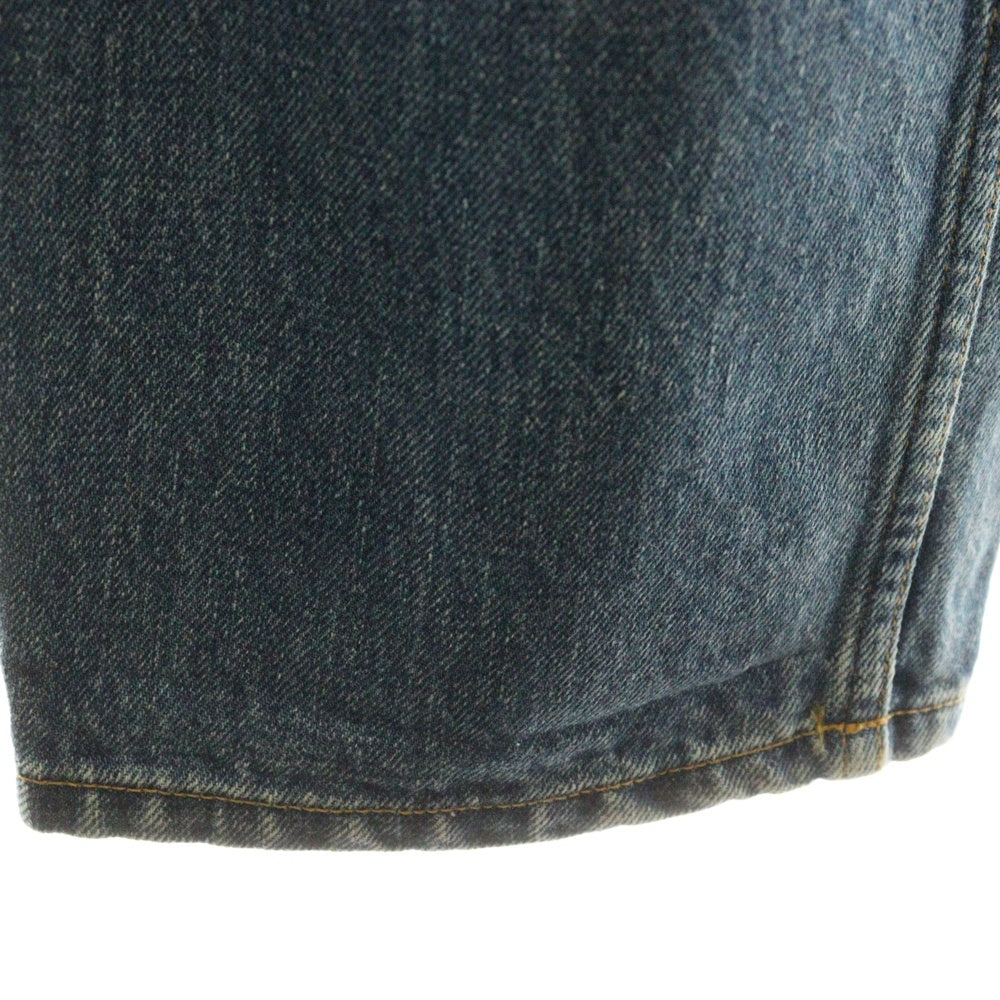 NO BRAND(ノーブランド) URSELF TYPE BOB ユアセルフ タイプボブ ジップフライ テーパードデニムパンツ インディゴ