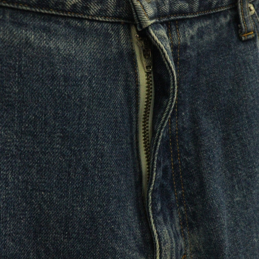 NO BRAND(ノーブランド) URSELF TYPE BOB ユアセルフ タイプボブ ジップフライ テーパードデニムパンツ インディゴ