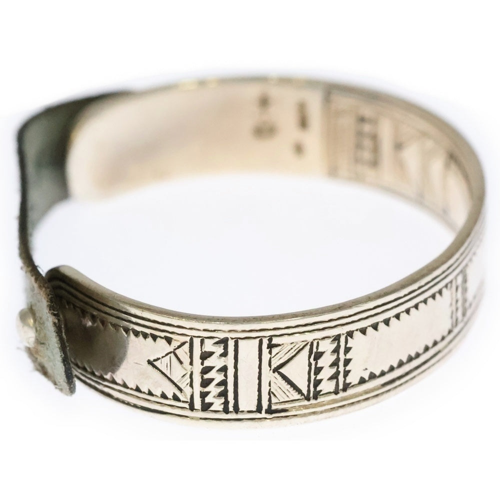 HERMES(エルメス) Touareg トゥアレグ アンピュルシフ 民族柄 バングル ブレスレット シルバー