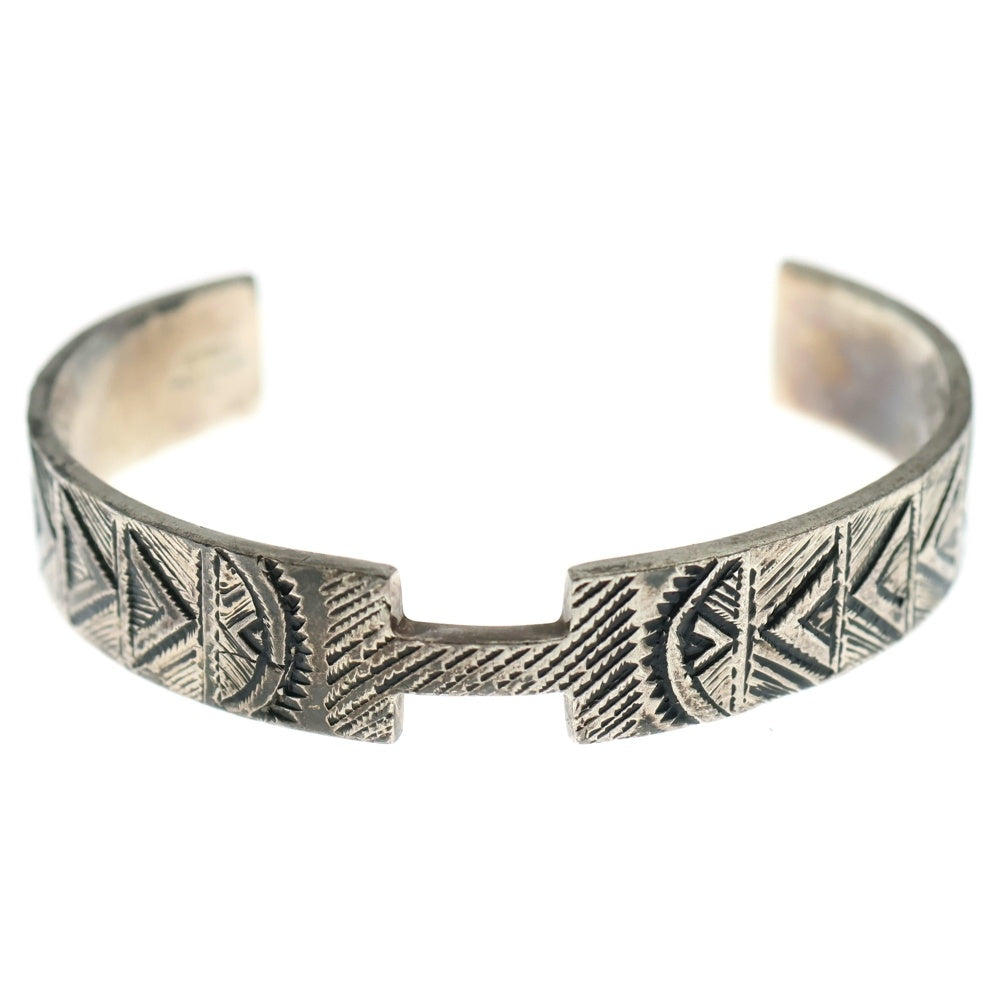 HERMES(エルメス) Touareg トゥアレグ 民族柄 バングル ブレスレット シルバー
