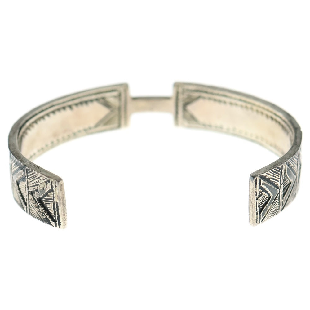 HERMES(エルメス) Touareg トゥアレグ 民族柄 バングル ブレスレット シルバー