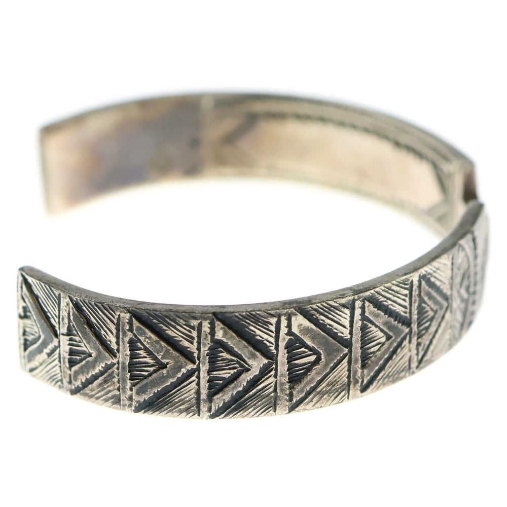 HERMES(エルメス) Touareg トゥアレグ 民族柄 バングル ブレスレット シルバー