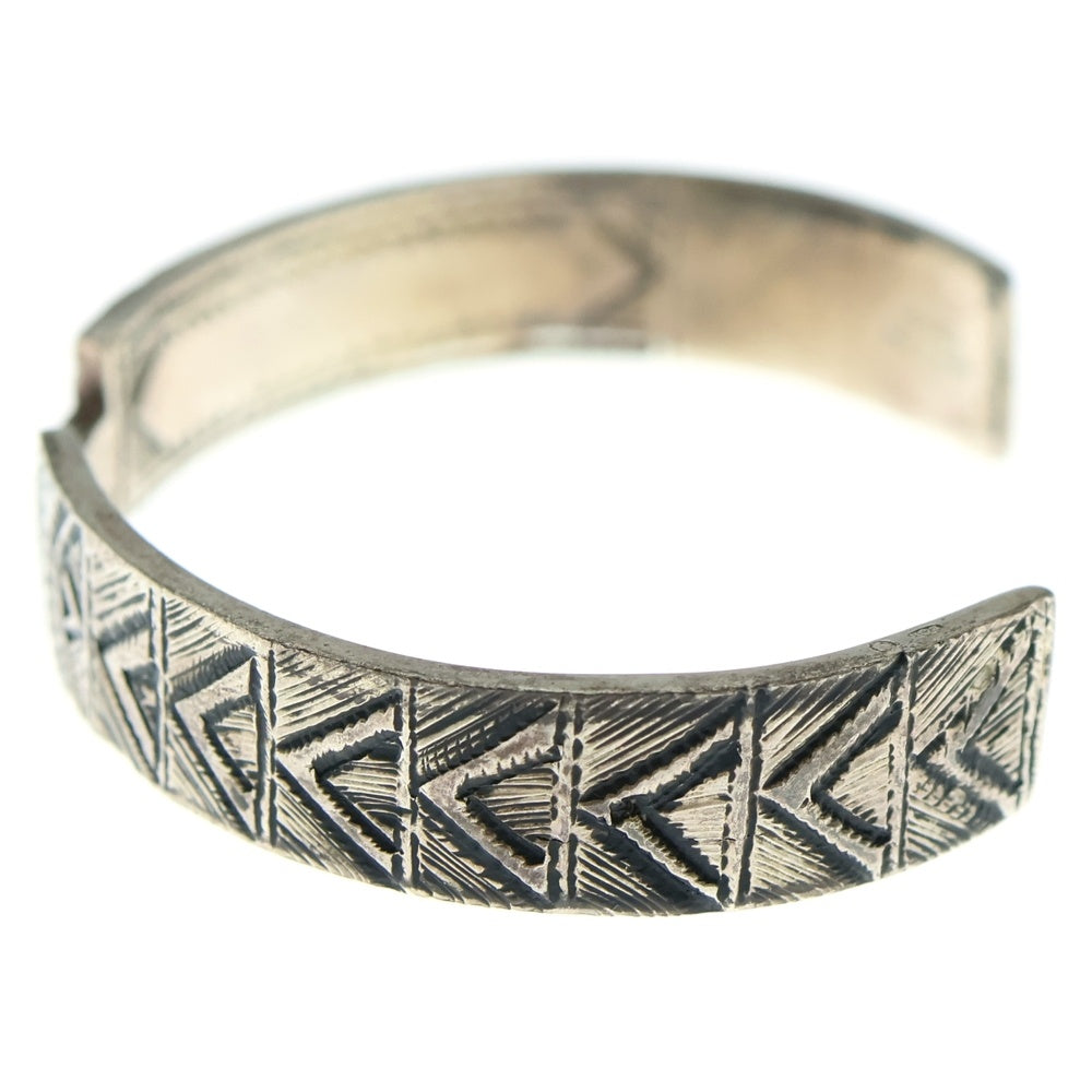 HERMES(エルメス) Touareg トゥアレグ 民族柄 バングル ブレスレット シルバー