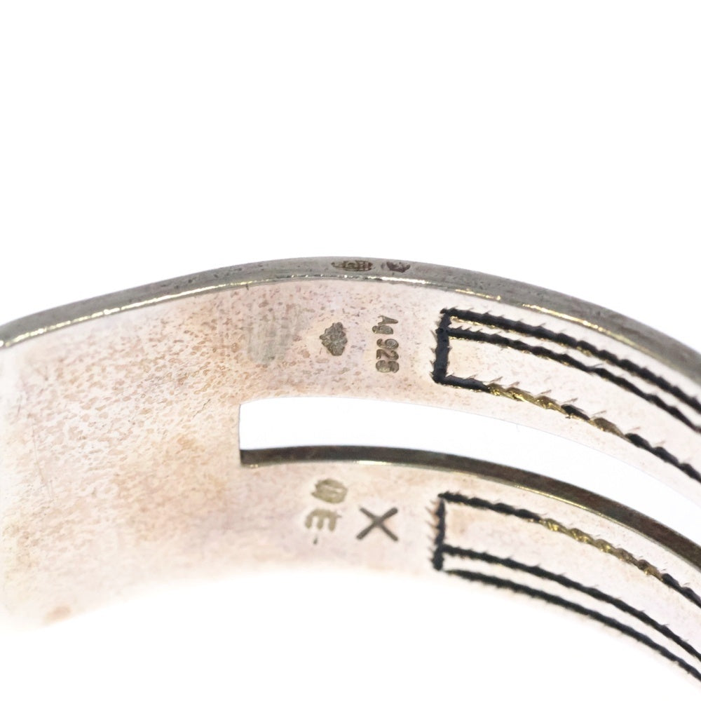 HERMES(エルメス) Touareg トゥアレグ 民族柄 バングル ブレスレット シルバー